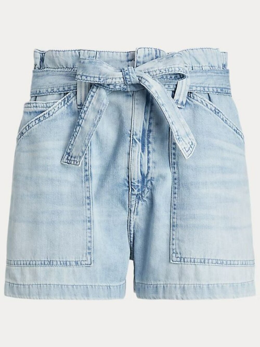 Polo Ralph Lauren Belted Paperbag Denim Short